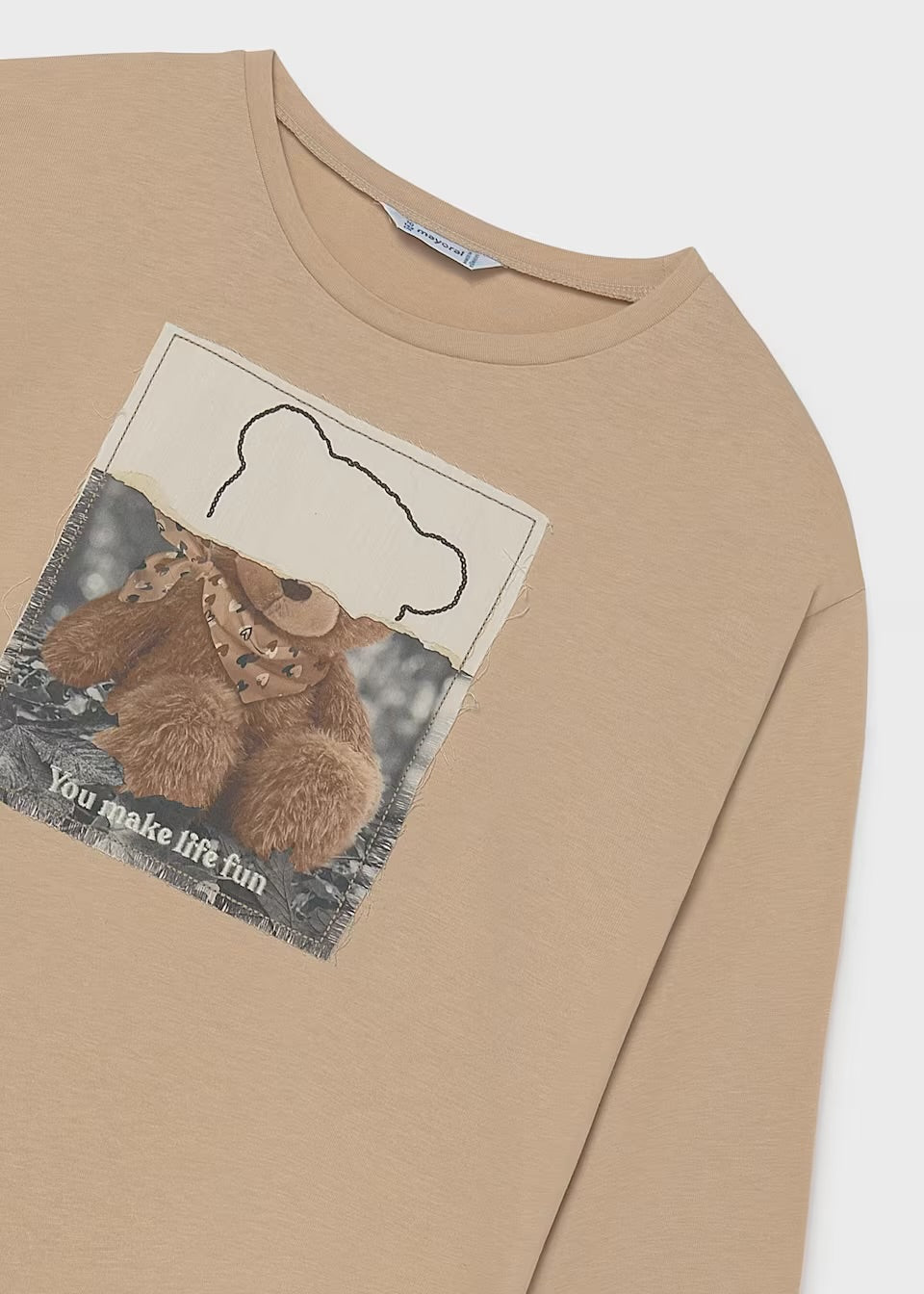 Camiseta manga larga serigrafía