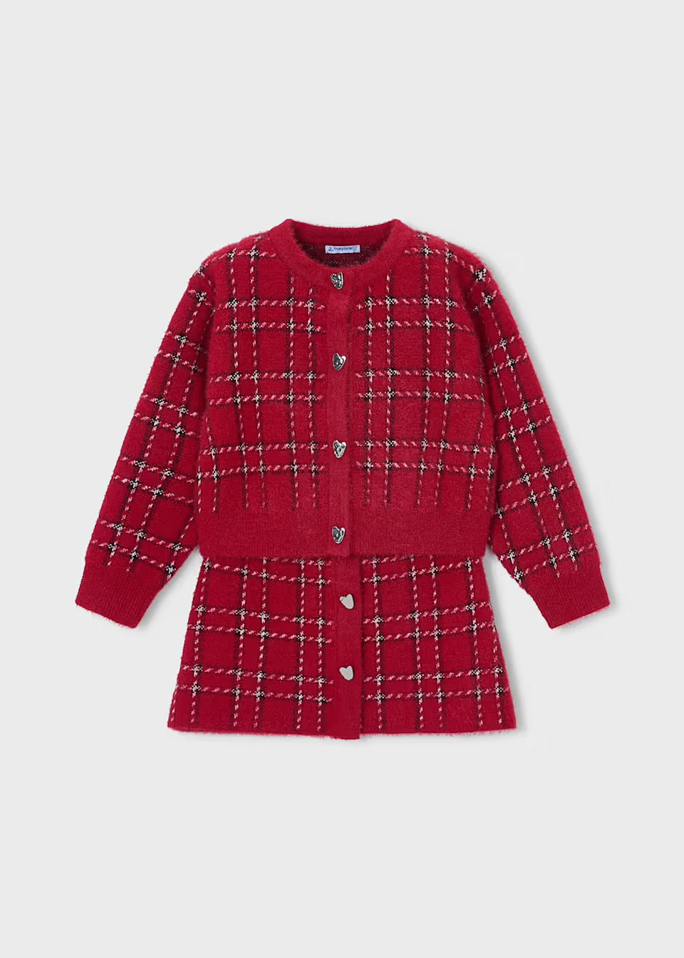 Conj falda tricot