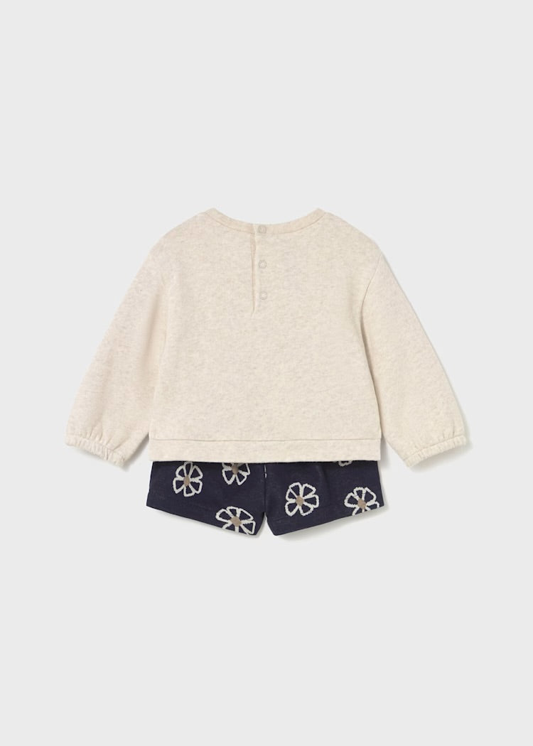Conjunto bermuda flores