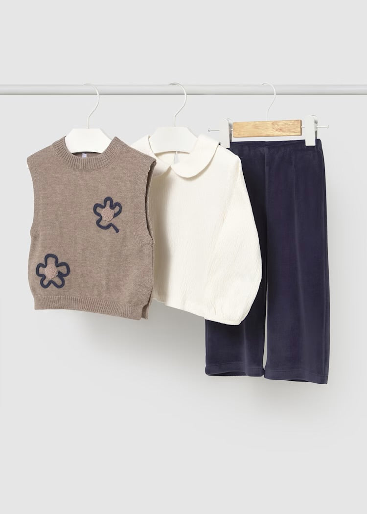Conjunto chaleco 3pz