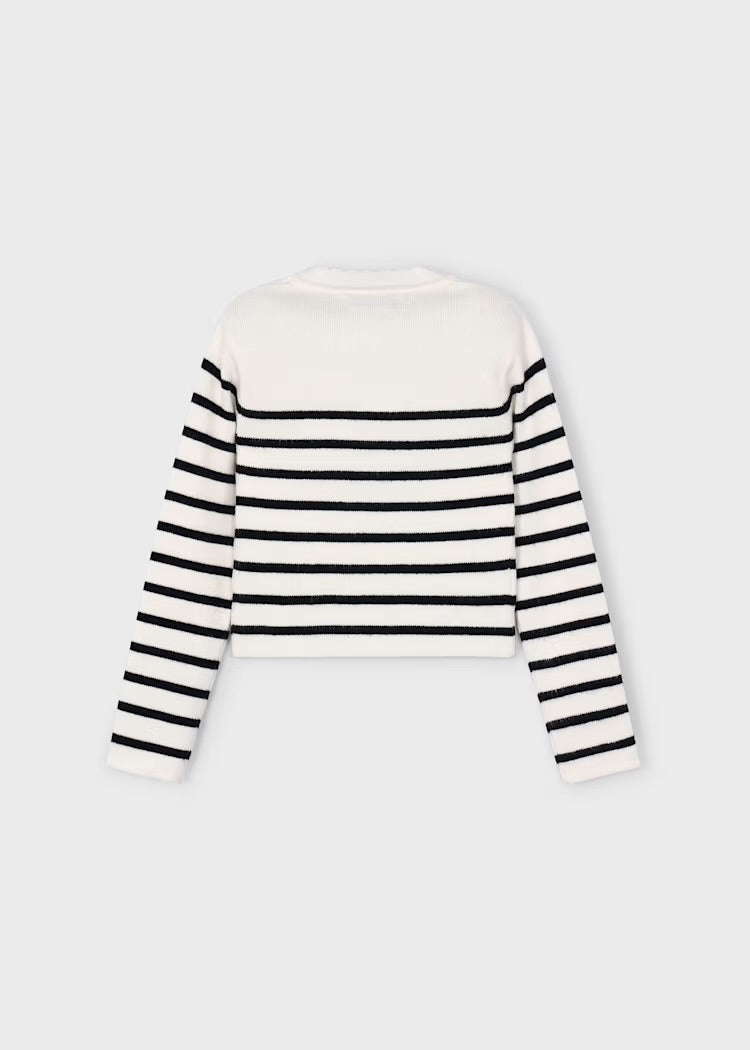 Suéter tricot rayas