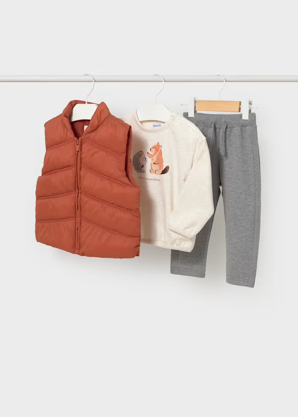 Conj. Pantalon pullover chaleco