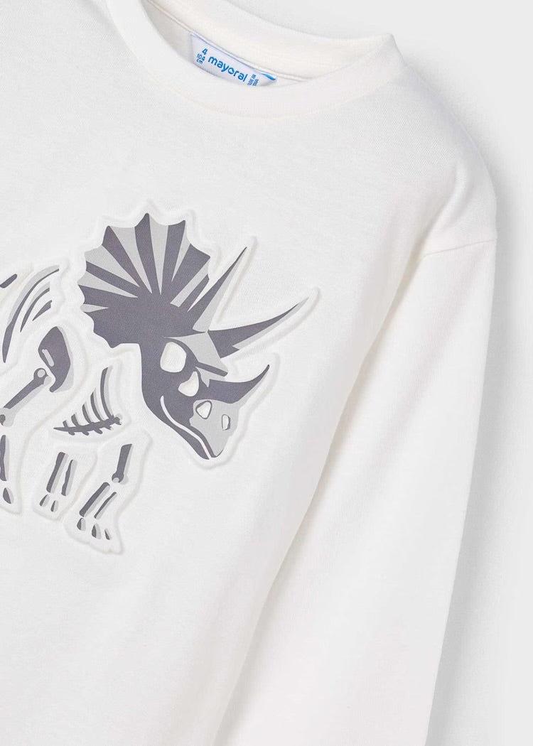 Camiseta dinosaurio manga larga