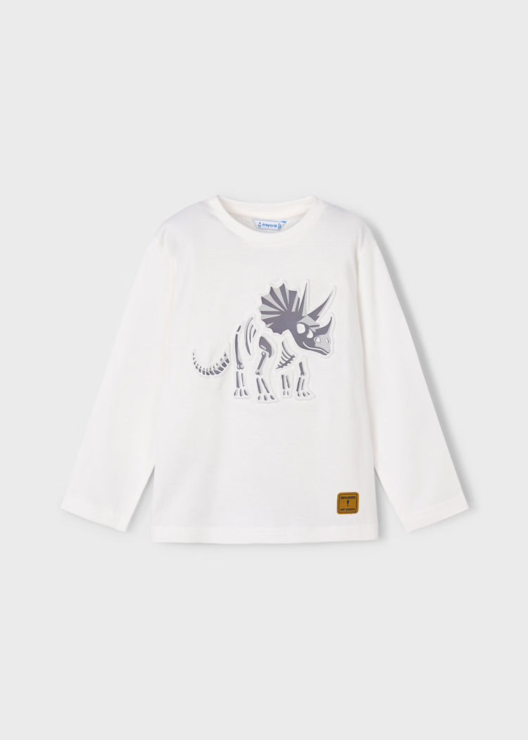 Camiseta dinosaurio manga larga