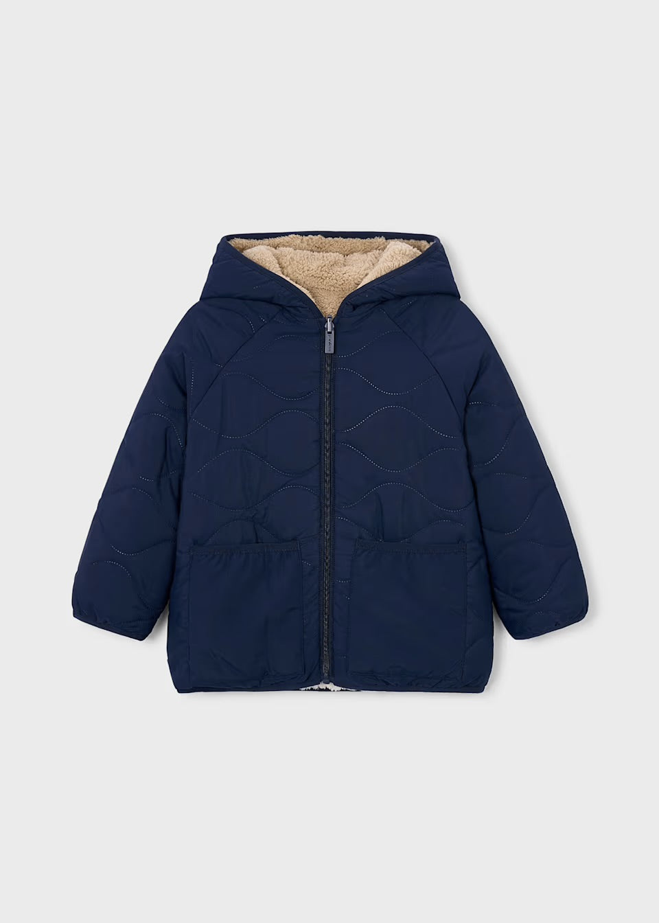 Chaquetón reversible borrego