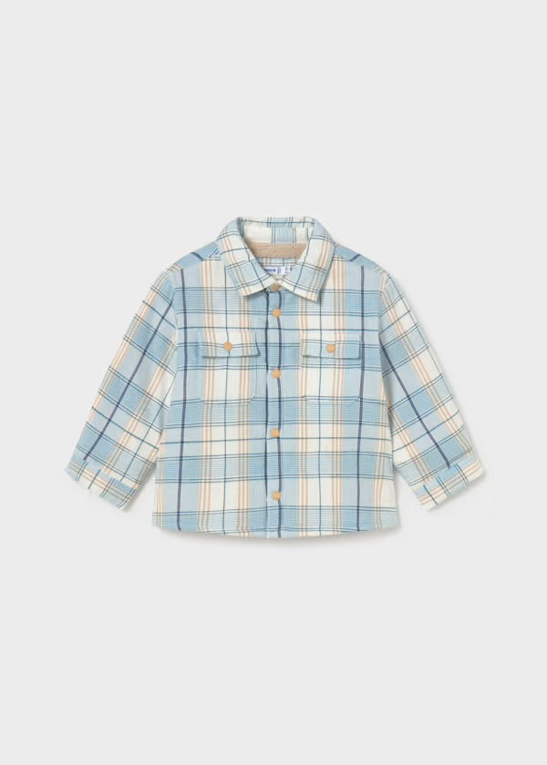 Sobre camisa cuadros forrada