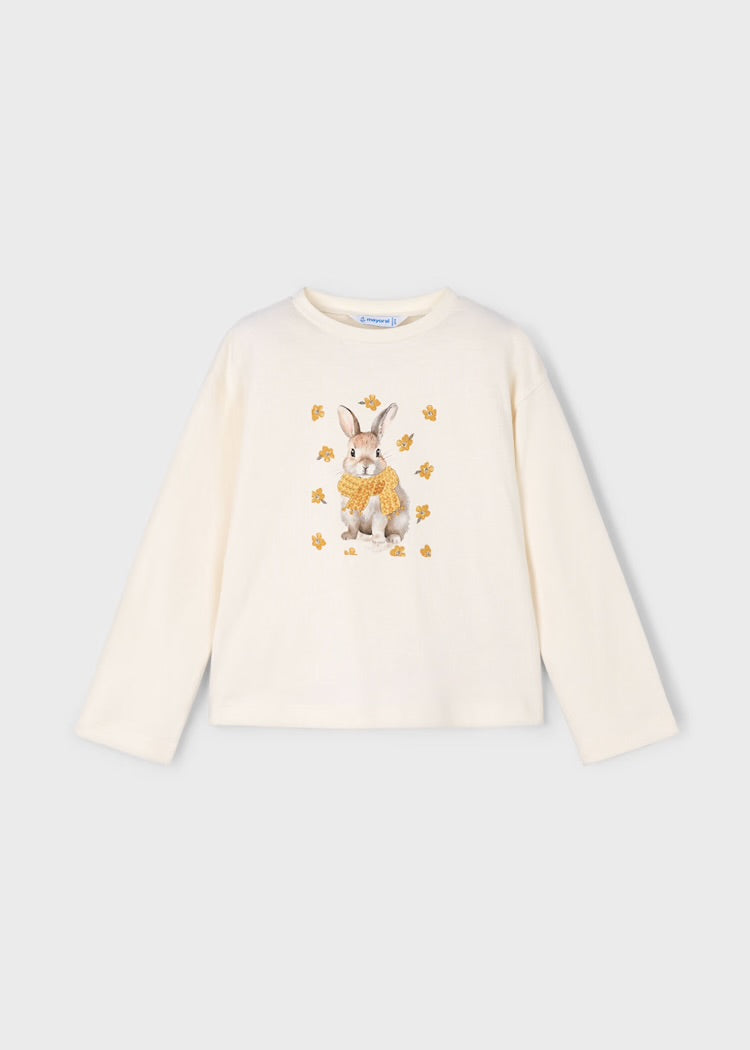 Camiseta conejo manga larga