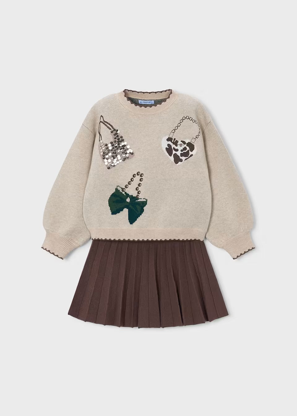 Conjunto falda y jersey