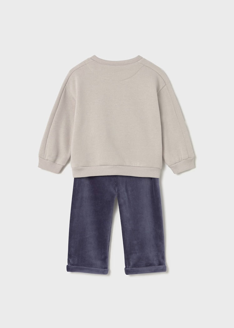 Conjunto pantalón punto