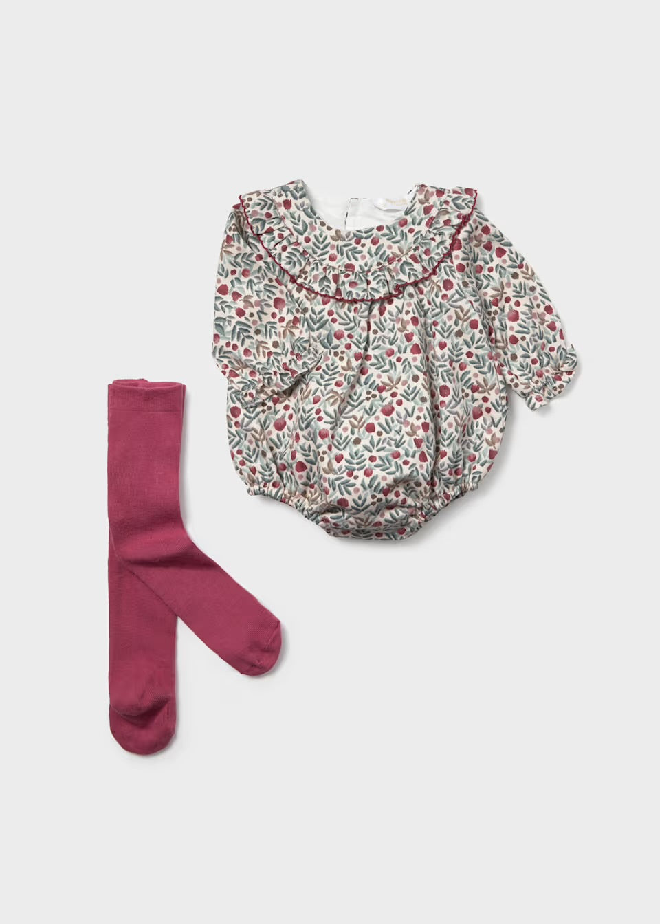 Pelele estampado con leotardo nb