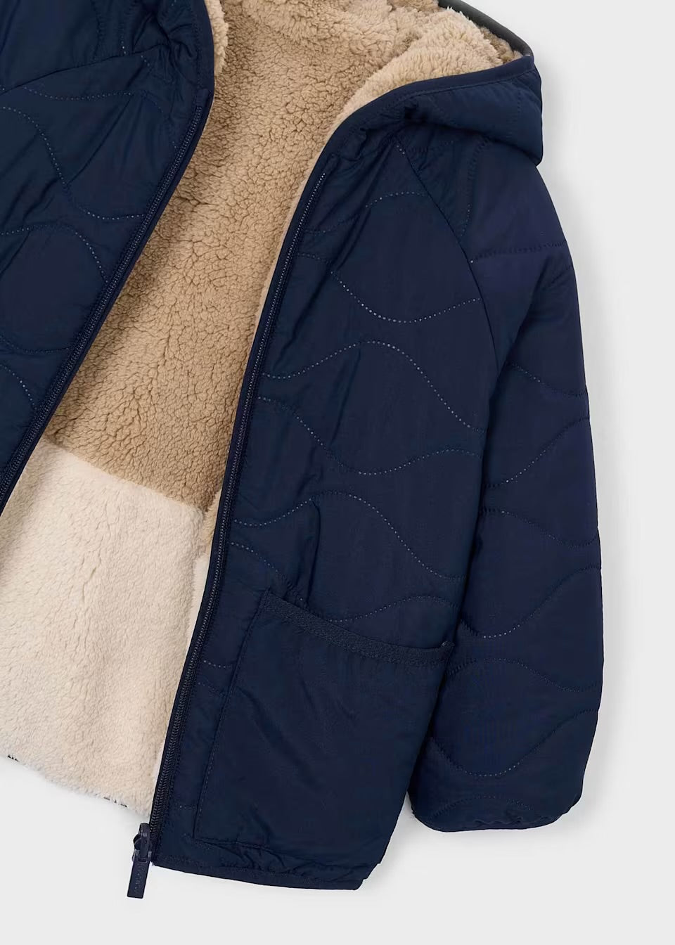 Chaquetón reversible borrego
