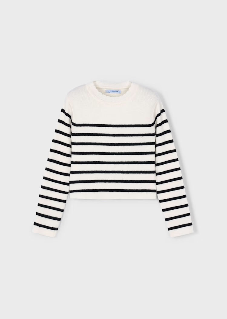Suéter tricot rayas