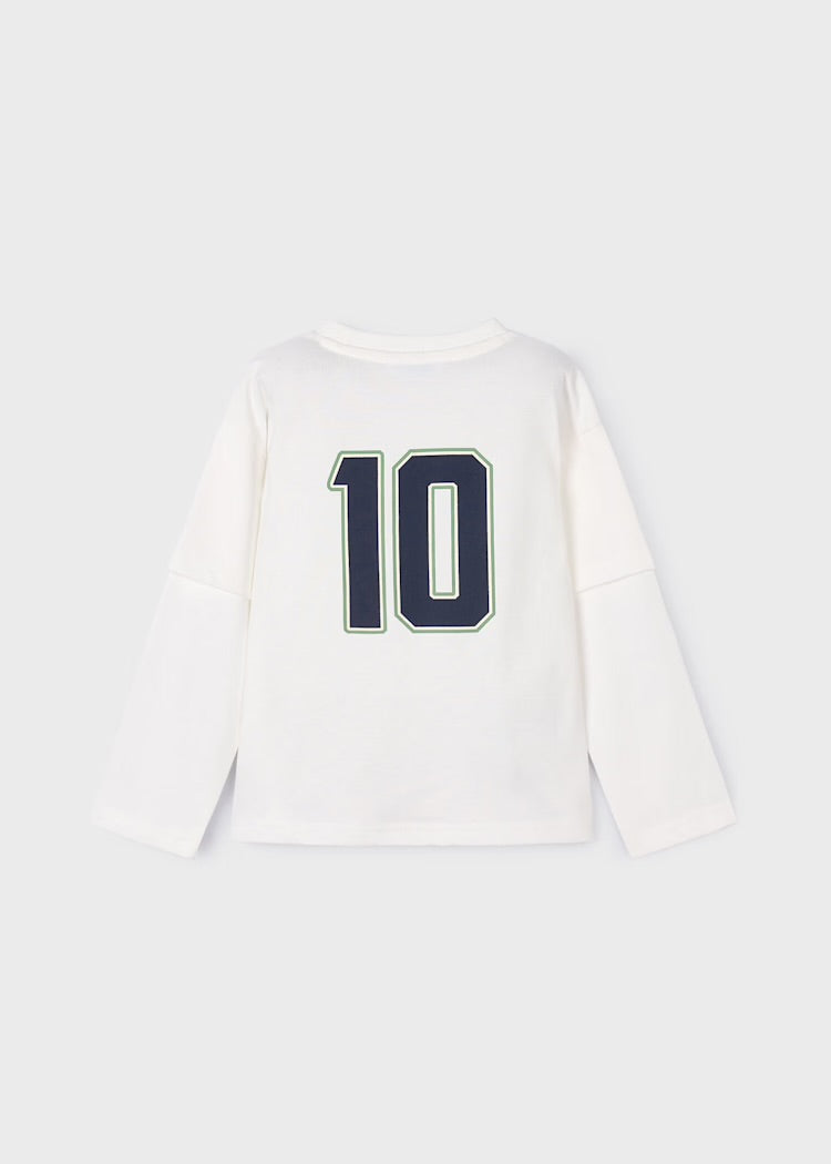 Camiseta team manga larga
