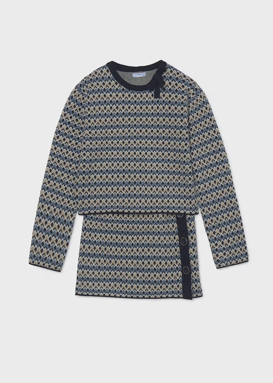 Conj falda tricot
