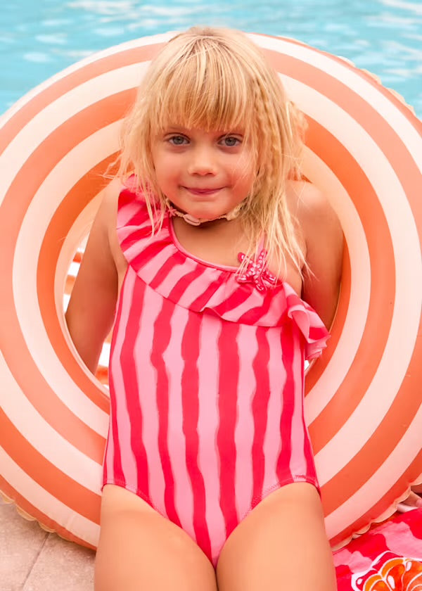 Bañador niña asimétrico