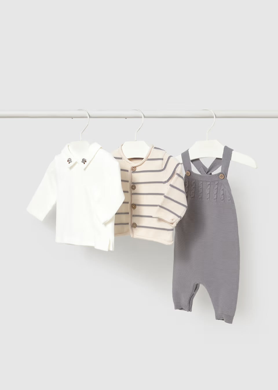Conj 3 pz Rebeca tricot NB
