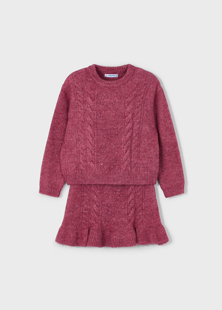 Conjunto falda tricot