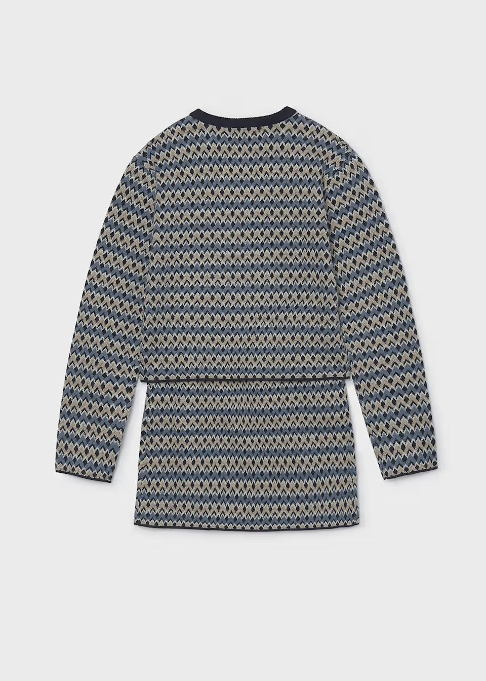 Conj falda tricot