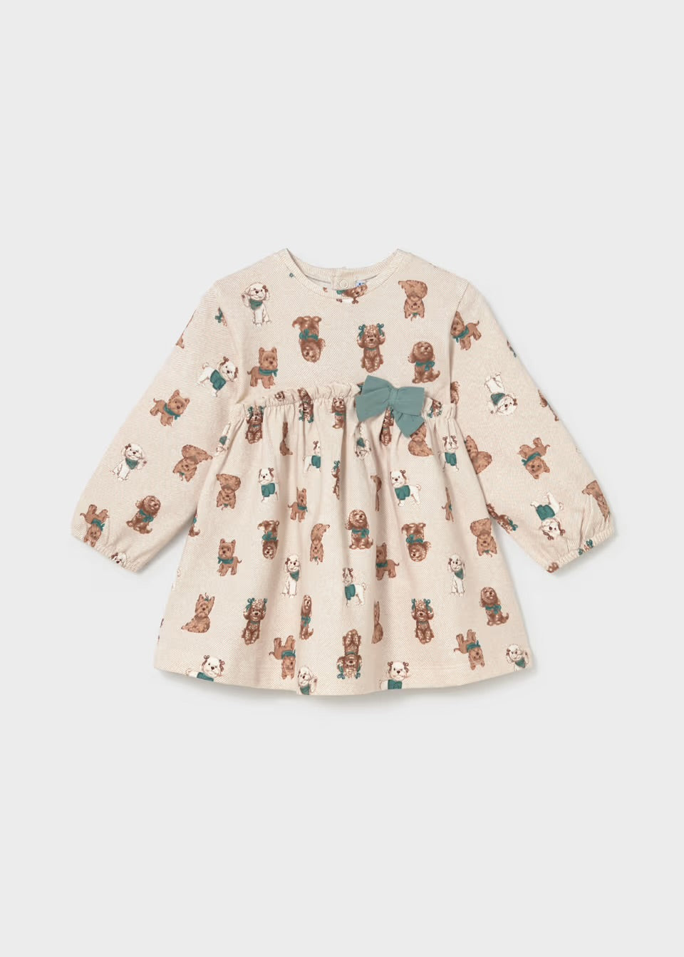 Vestido felpa estampado