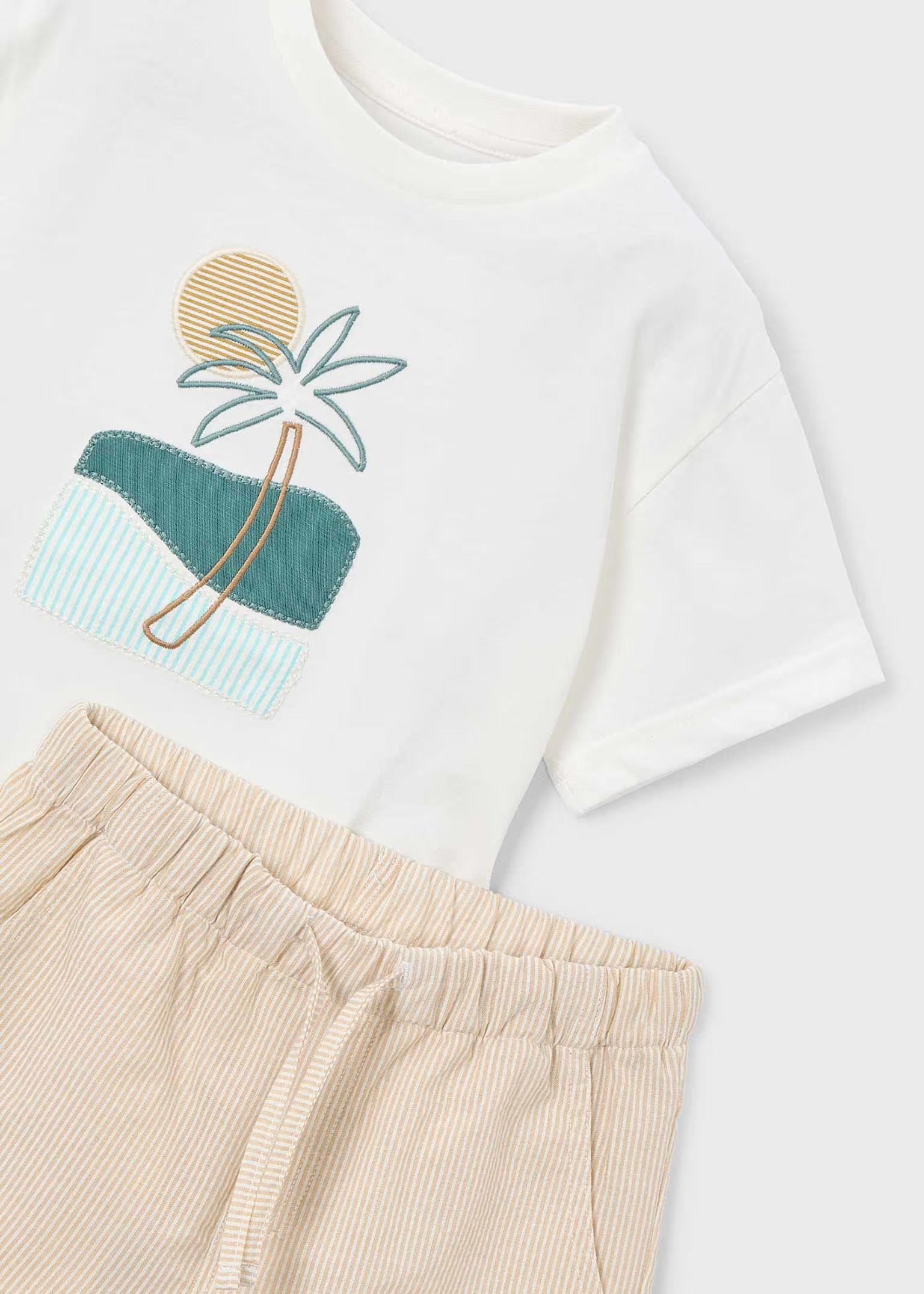 Conjunto Bermuda seersucker
