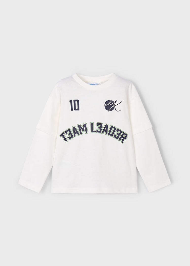 Camiseta team manga larga