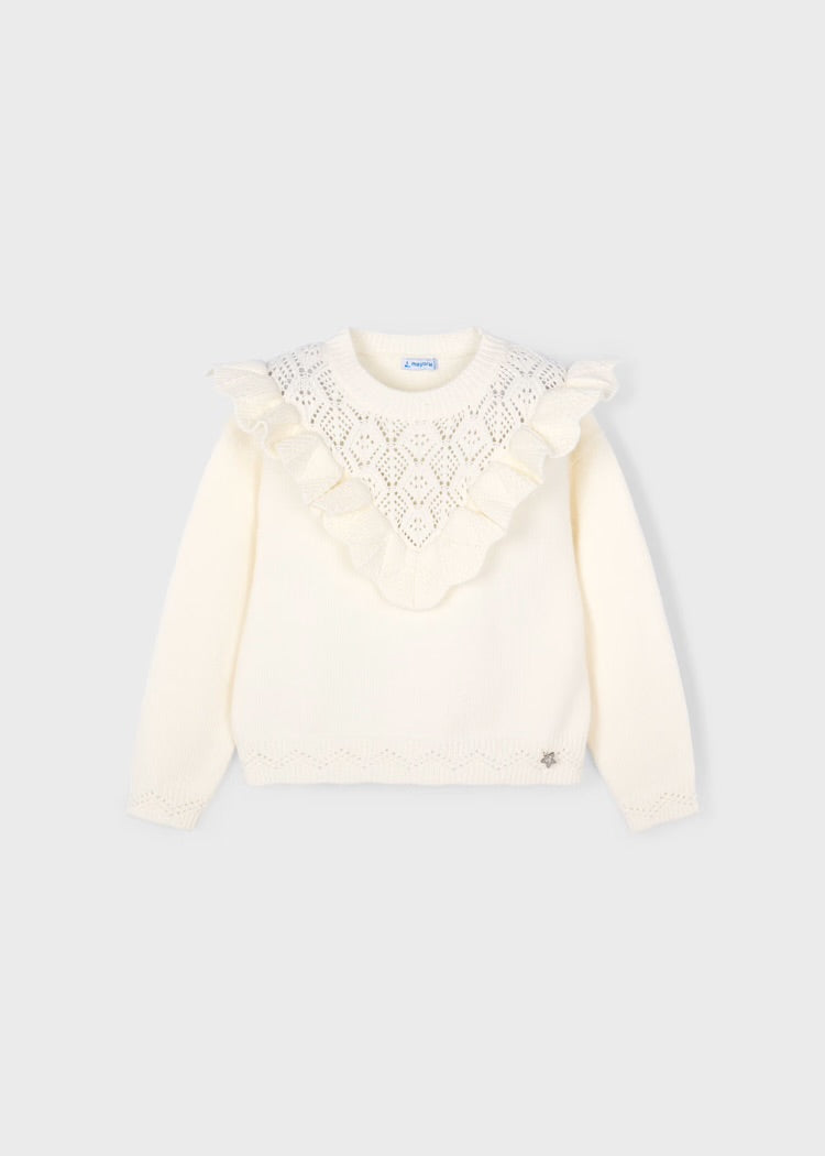 Jersey tricot calado