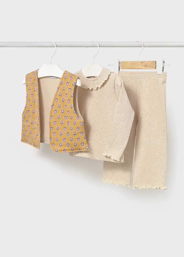 Conjunto 3 piezas chaleco