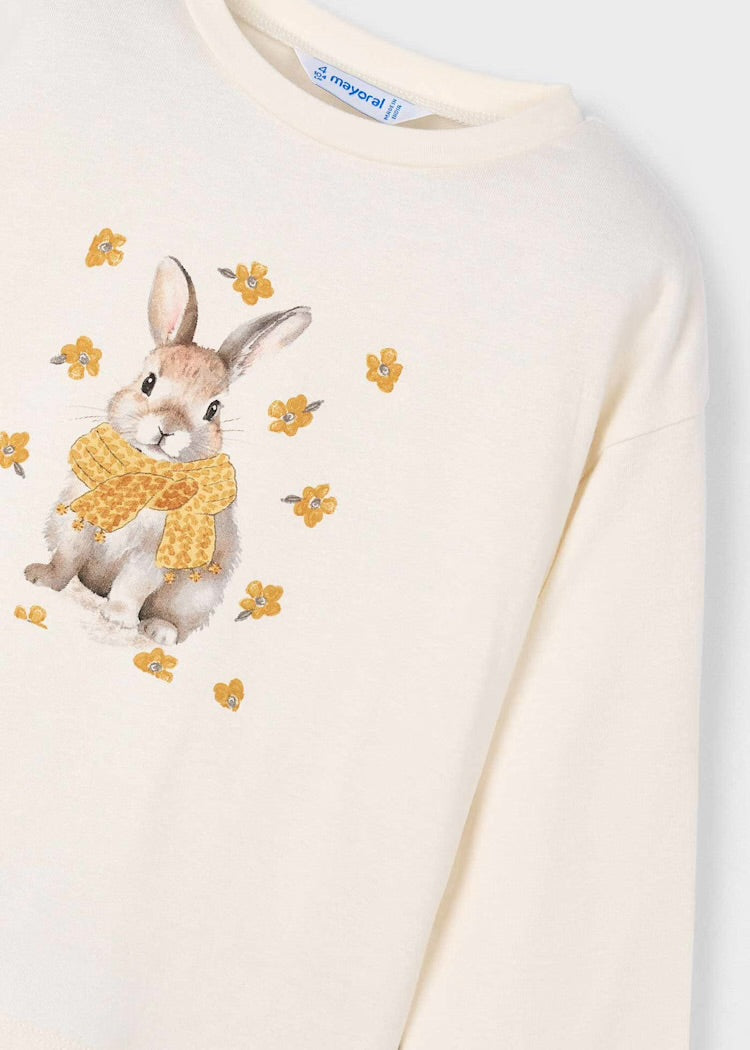 Camiseta conejo manga larga