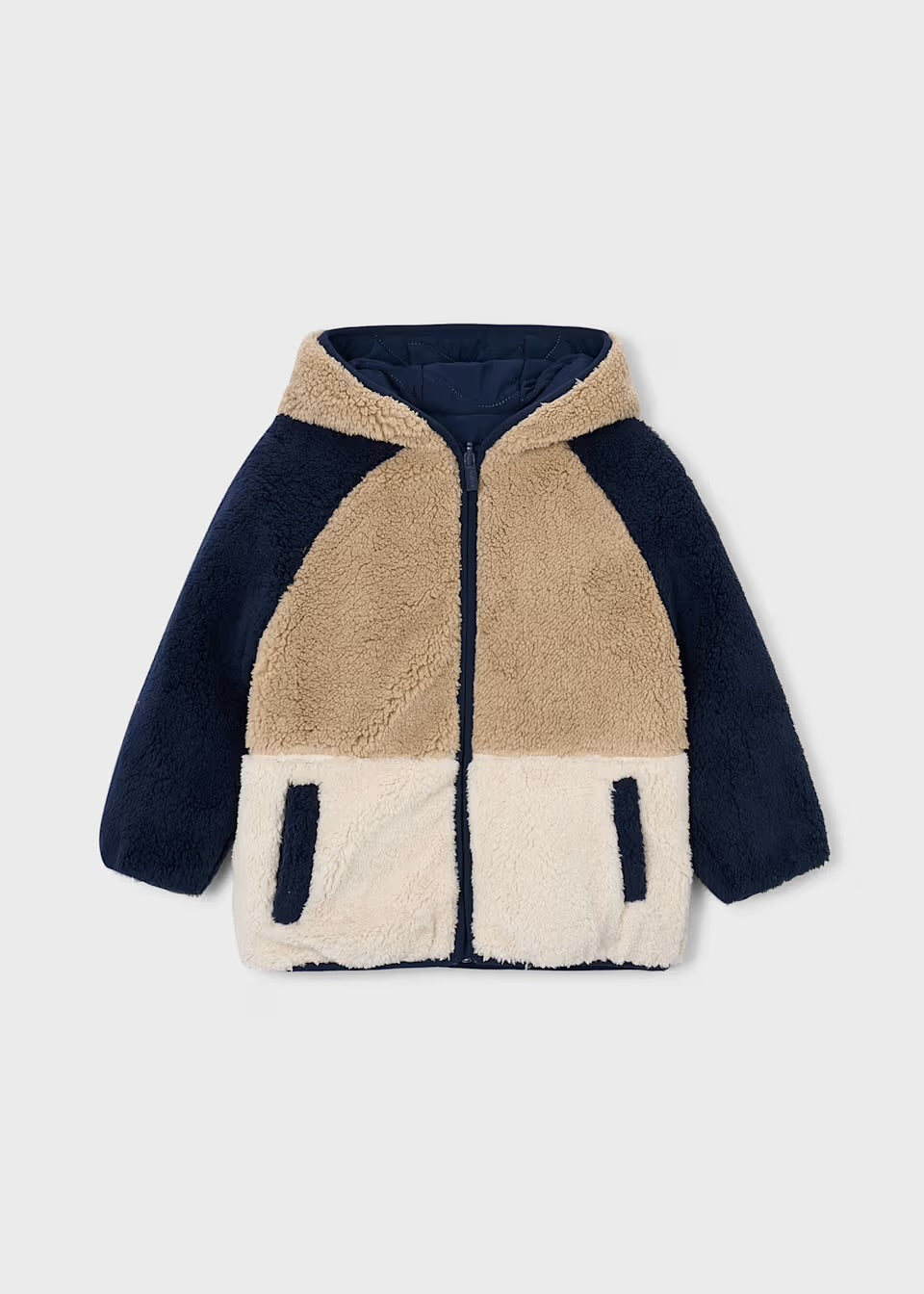 Chaquetón reversible borrego