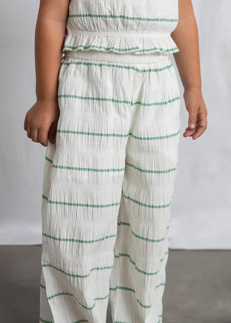 Conjunto pantalones largo rayas