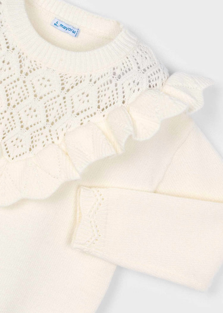 Jersey tricot calado