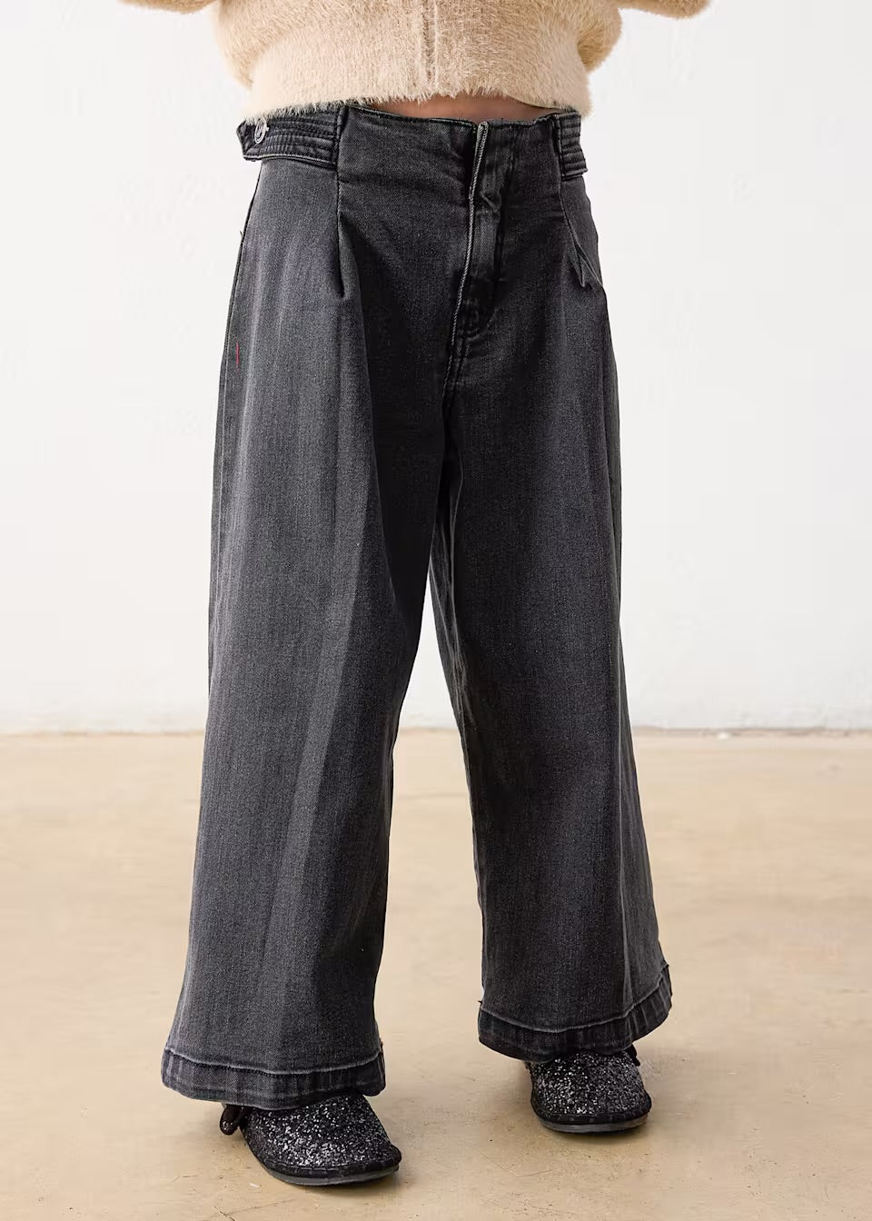 Pantalon tejano wide