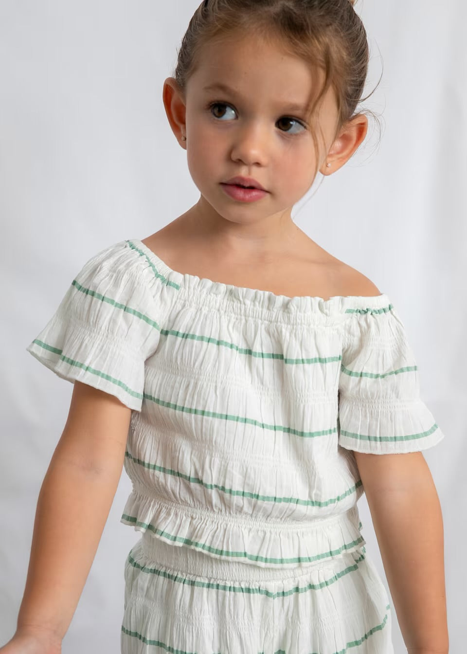 Conjunto pantalones largo rayas