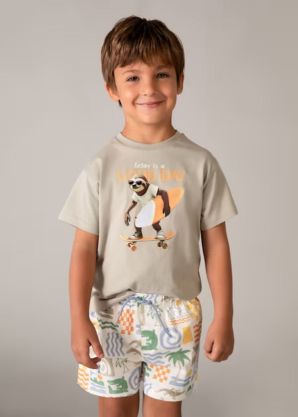 Bañador Bermuda estampado