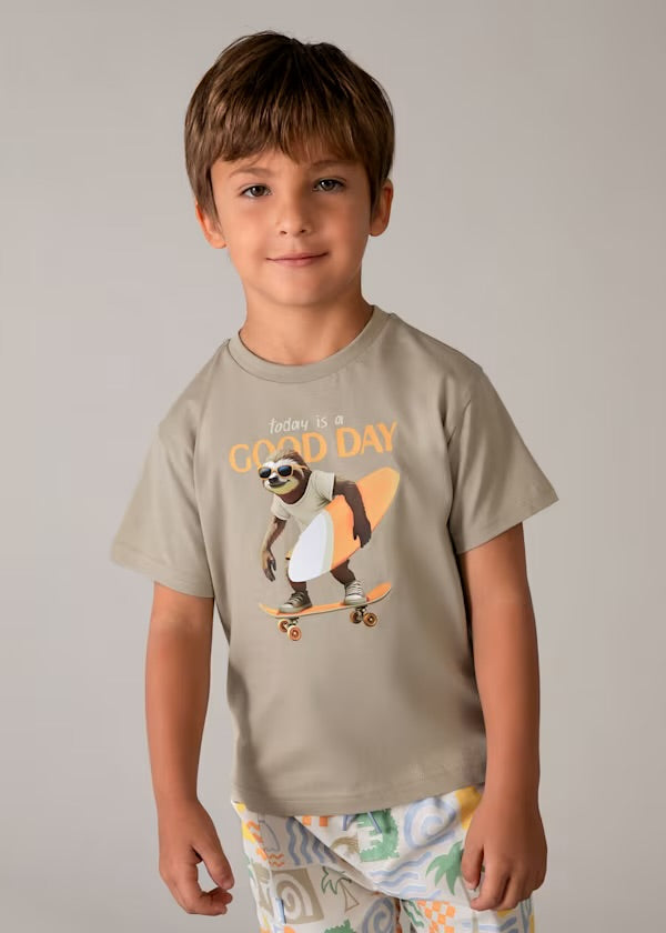 Camiseta manga corta good day