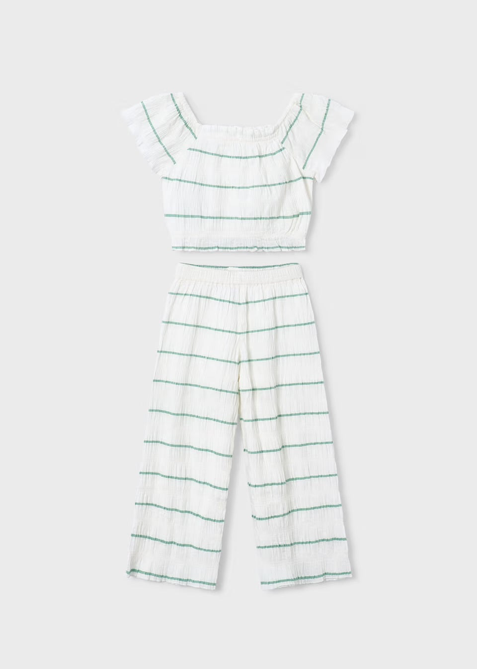 Conjunto pantalones largo rayas
