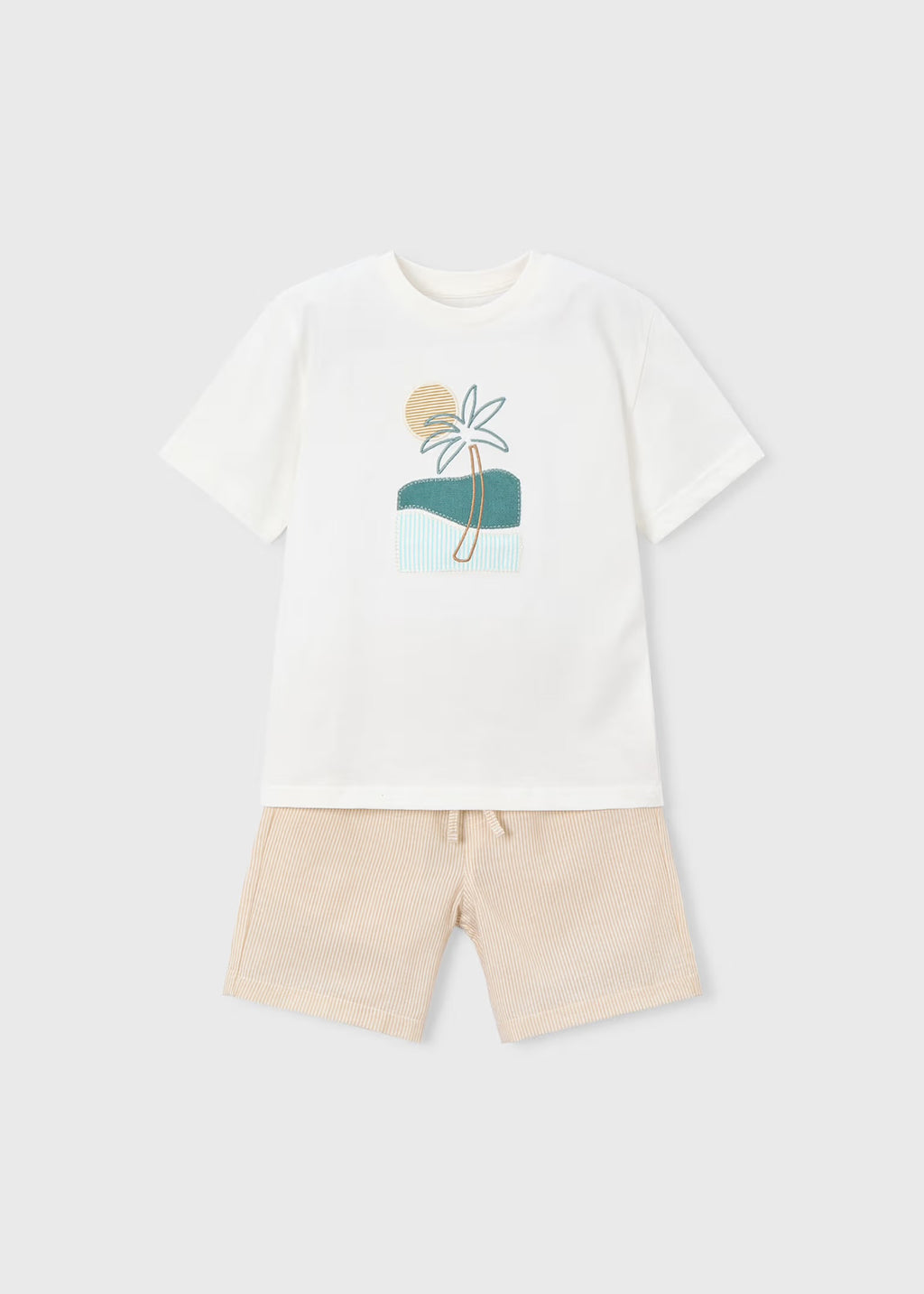 Conjunto Bermuda seersucker