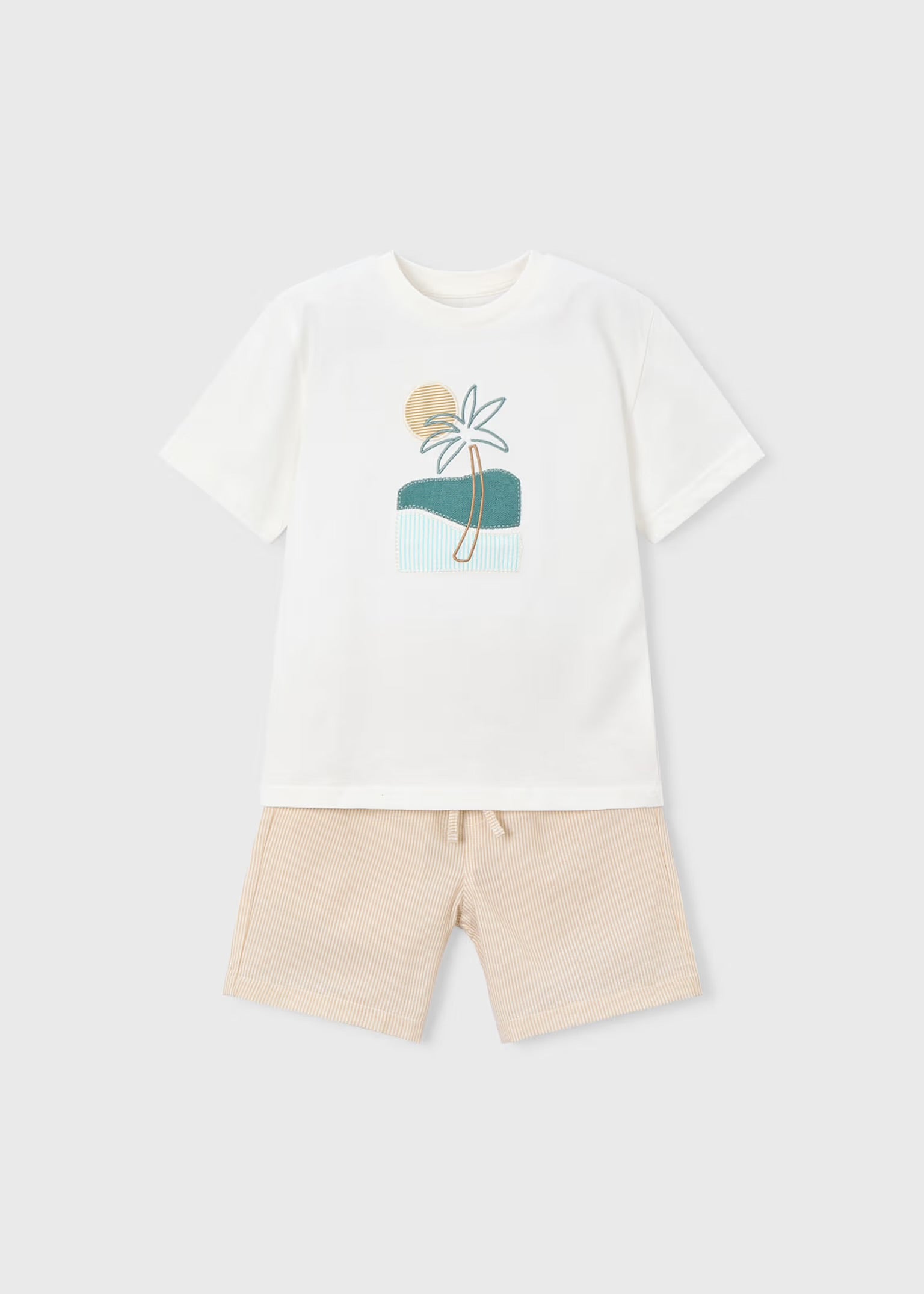 Conjunto Bermuda seersucker
