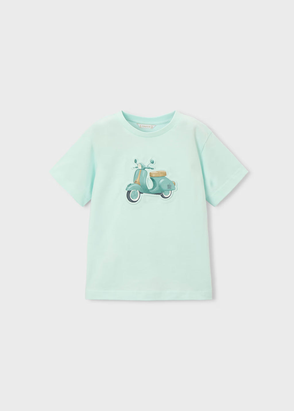 Camiseta manga corta embossed