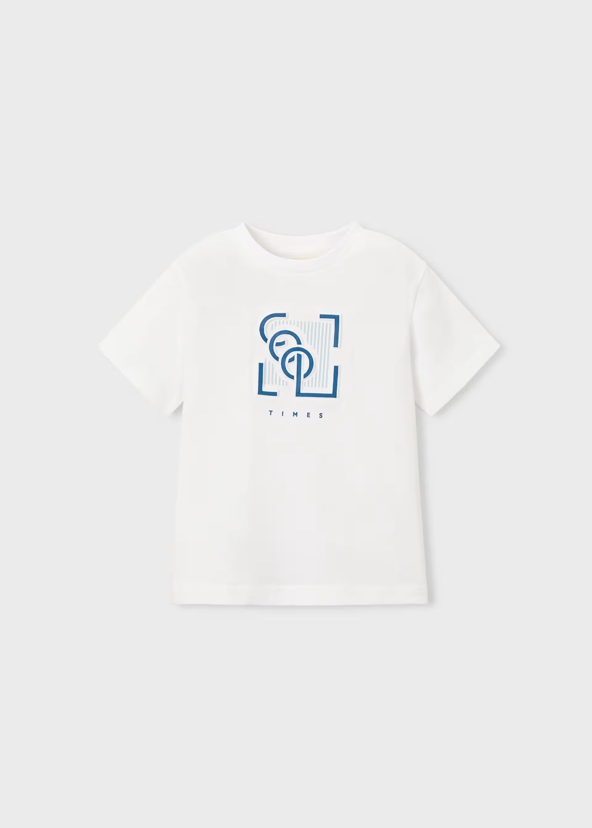 Camiseta manga corta embossed
