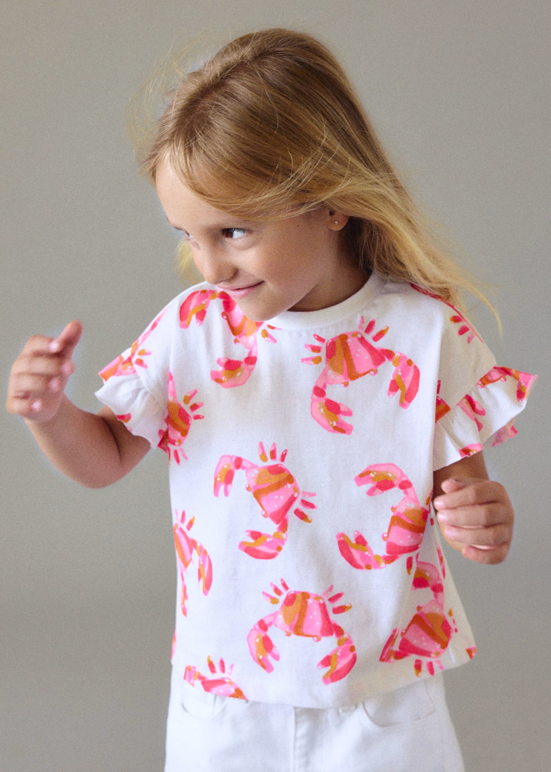 Camiseta manga corta estampado