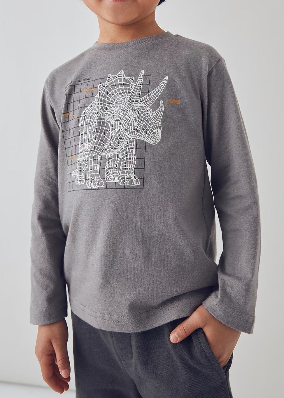Camiseta (glow in the dark) manga larga