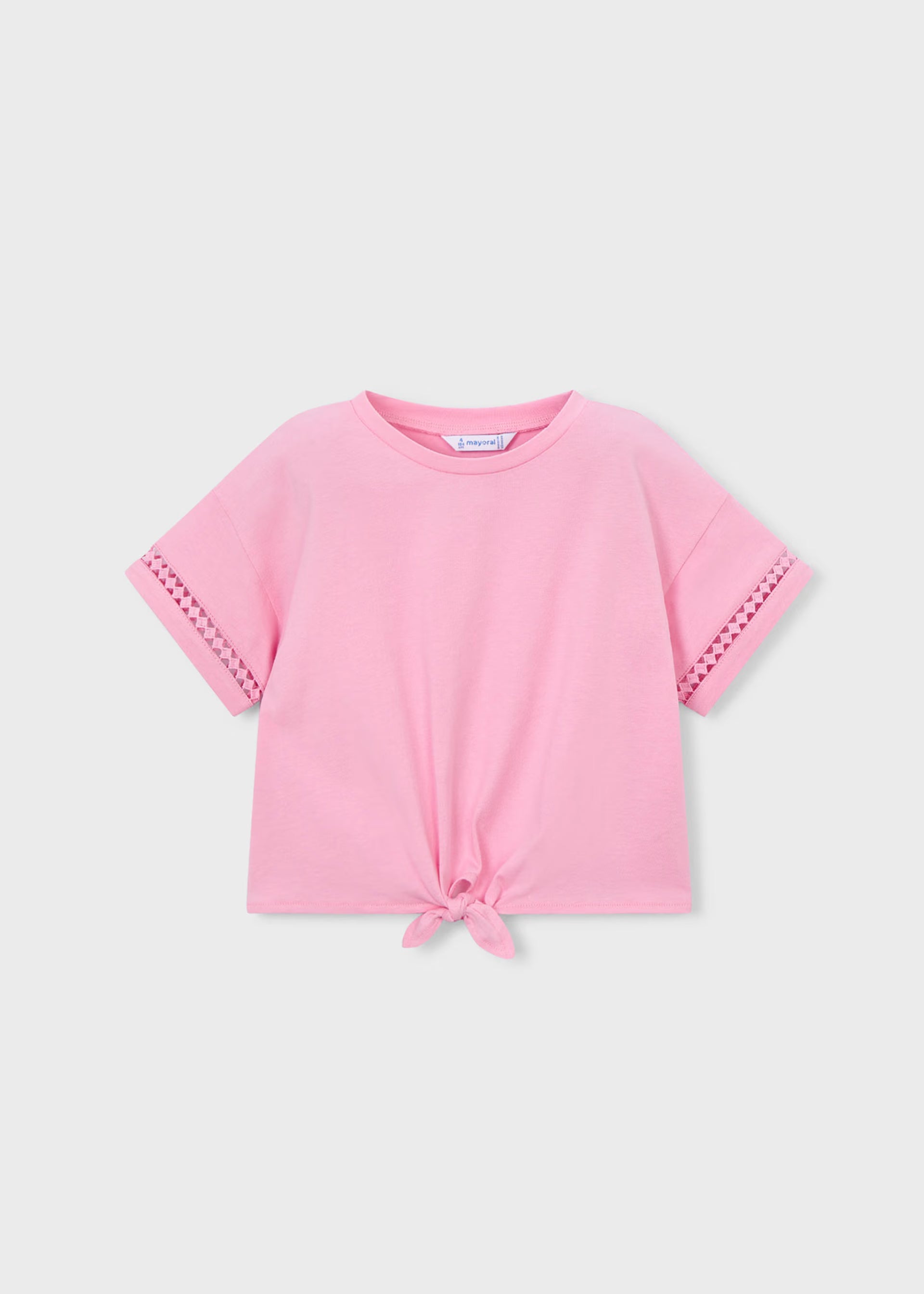 Camiseta manga corta nudo