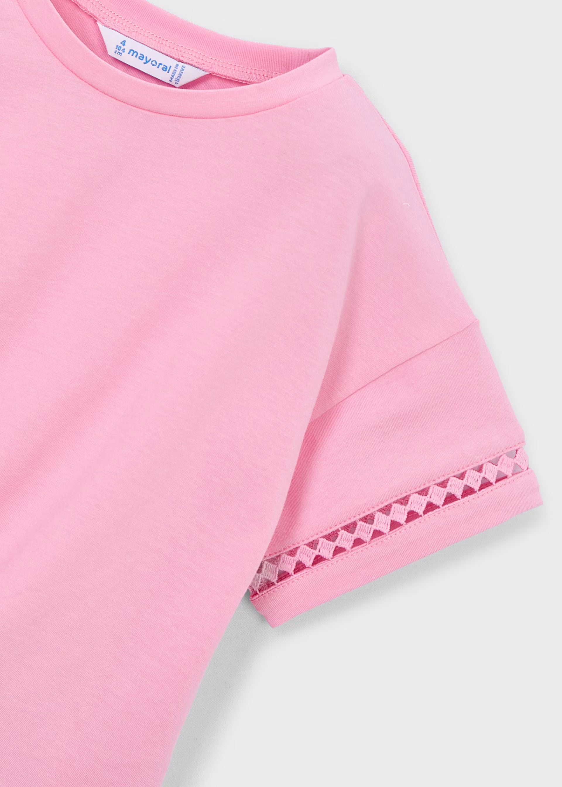 Camiseta manga corta nudo