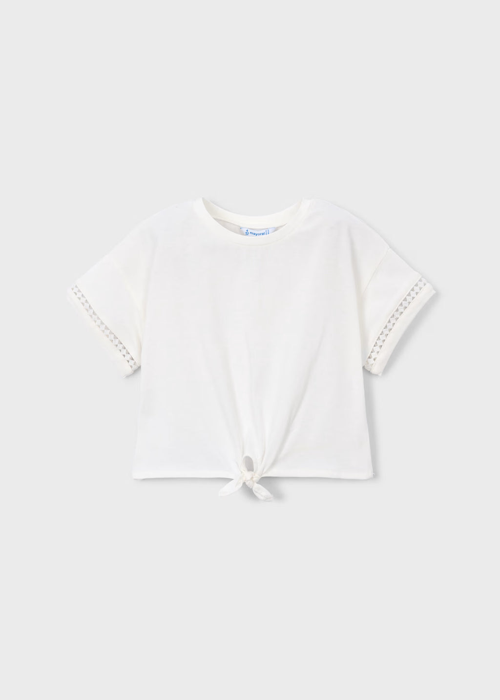 Camiseta manga corta nudo