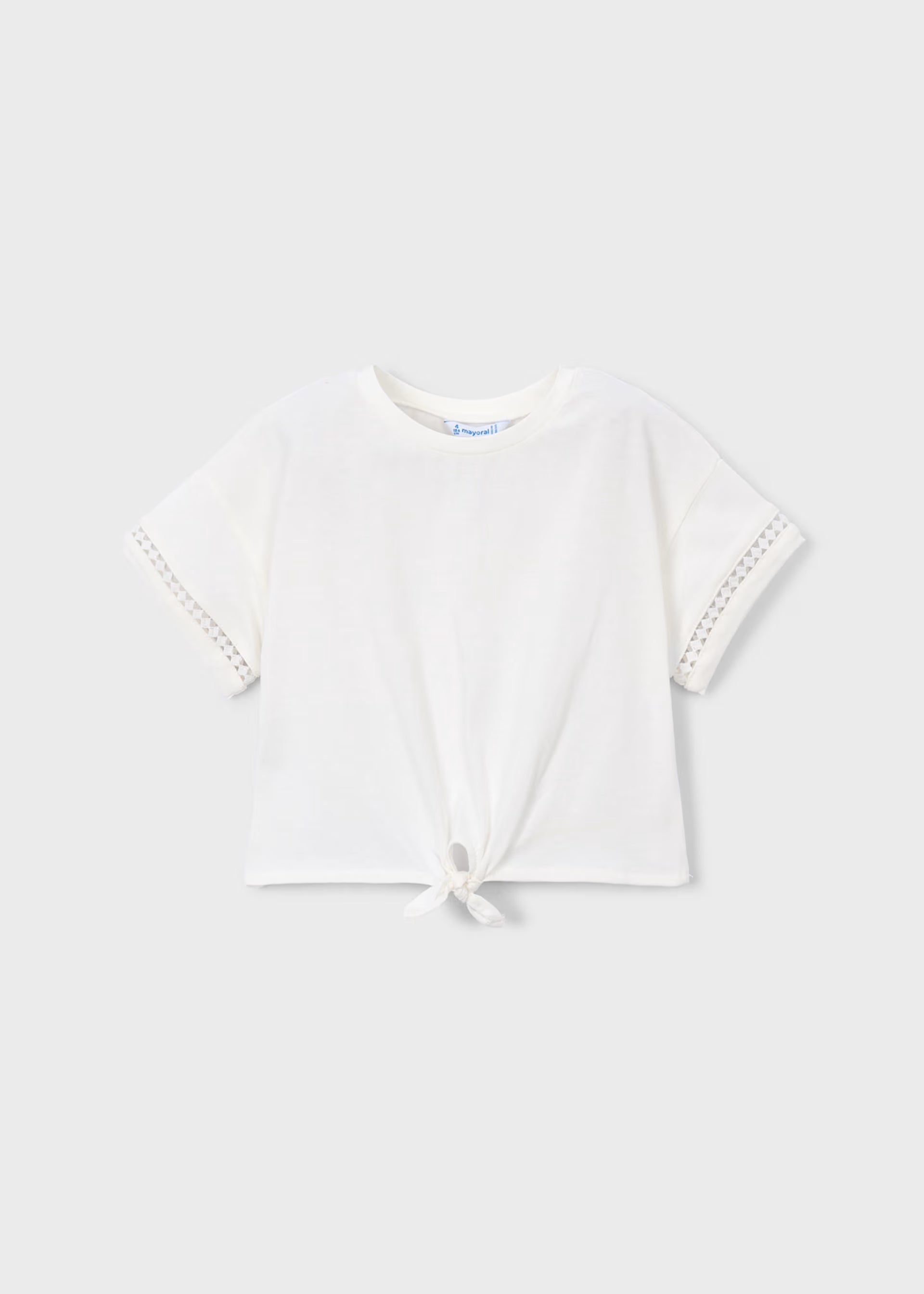 Camiseta manga corta nudo