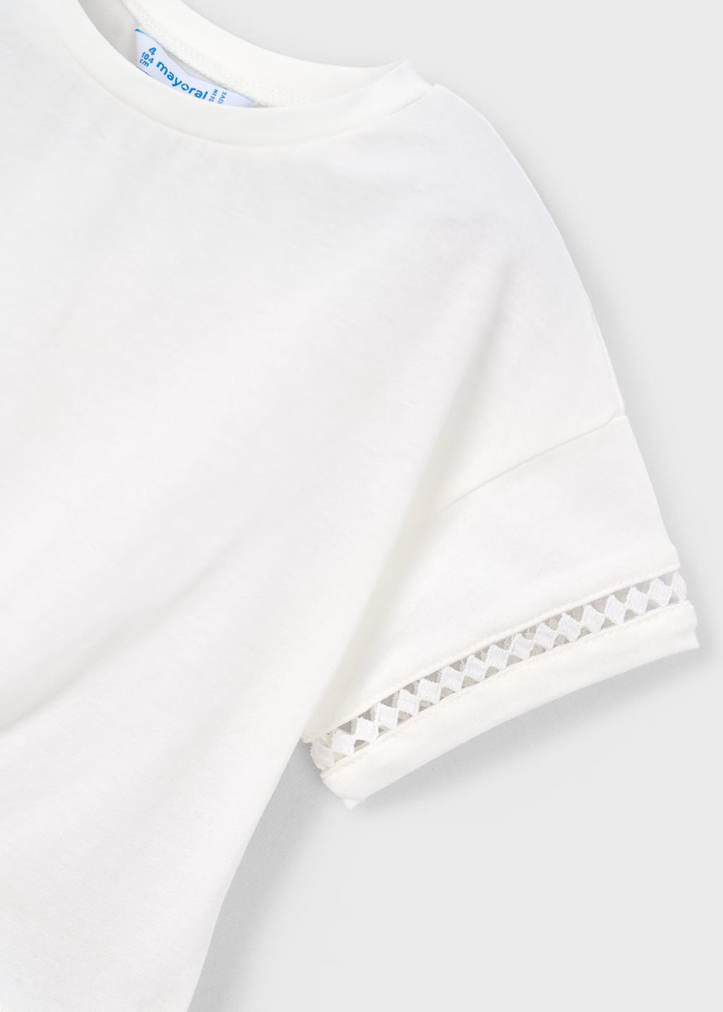 Camiseta manga corta nudo