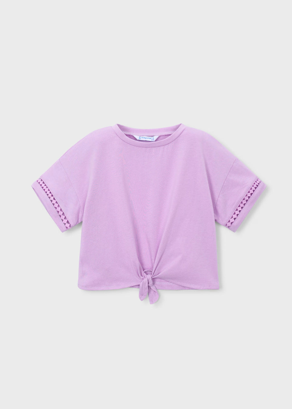 Camiseta manga corta nudo