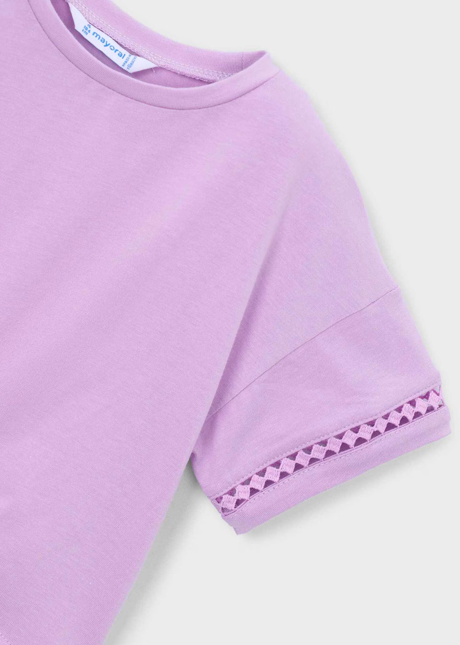 Camiseta manga corta nudo