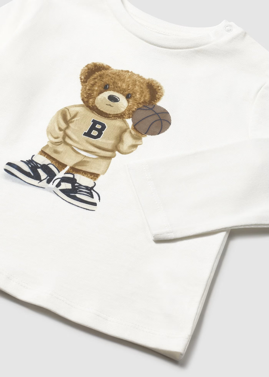Camiseta oso manga larga